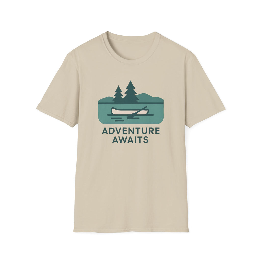 Adventure Awaits Canoe T-Shirt