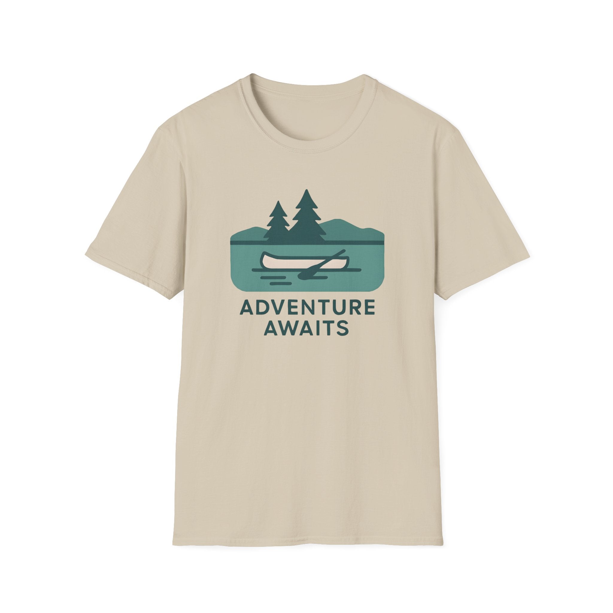 Adventure Awaits Canoe T-Shirt