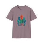 T-Shirt — Minimalist Colorful Leaf Forest Graphic