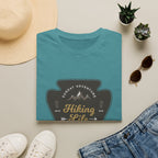 Hiking Life Graphic T-Shirt — Sunday Adventure Mountain Badge Tee