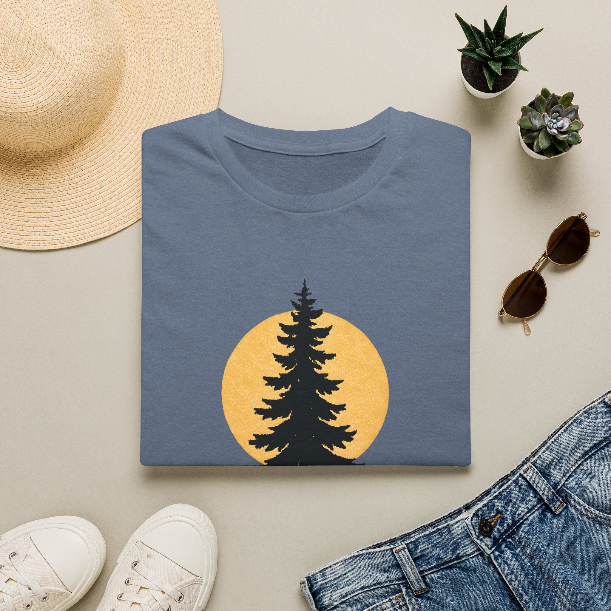 Go Outside Tree T-Shirt — Nature Adventure Graphic Tee