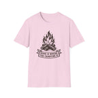 Campfire Graphic T-Shirt — "Home Is Where the Campfire Is" Outdoor Tee
