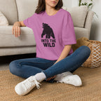 Into The Wild Bear T-Shirt — Outdoor Adventure Graphic Tee