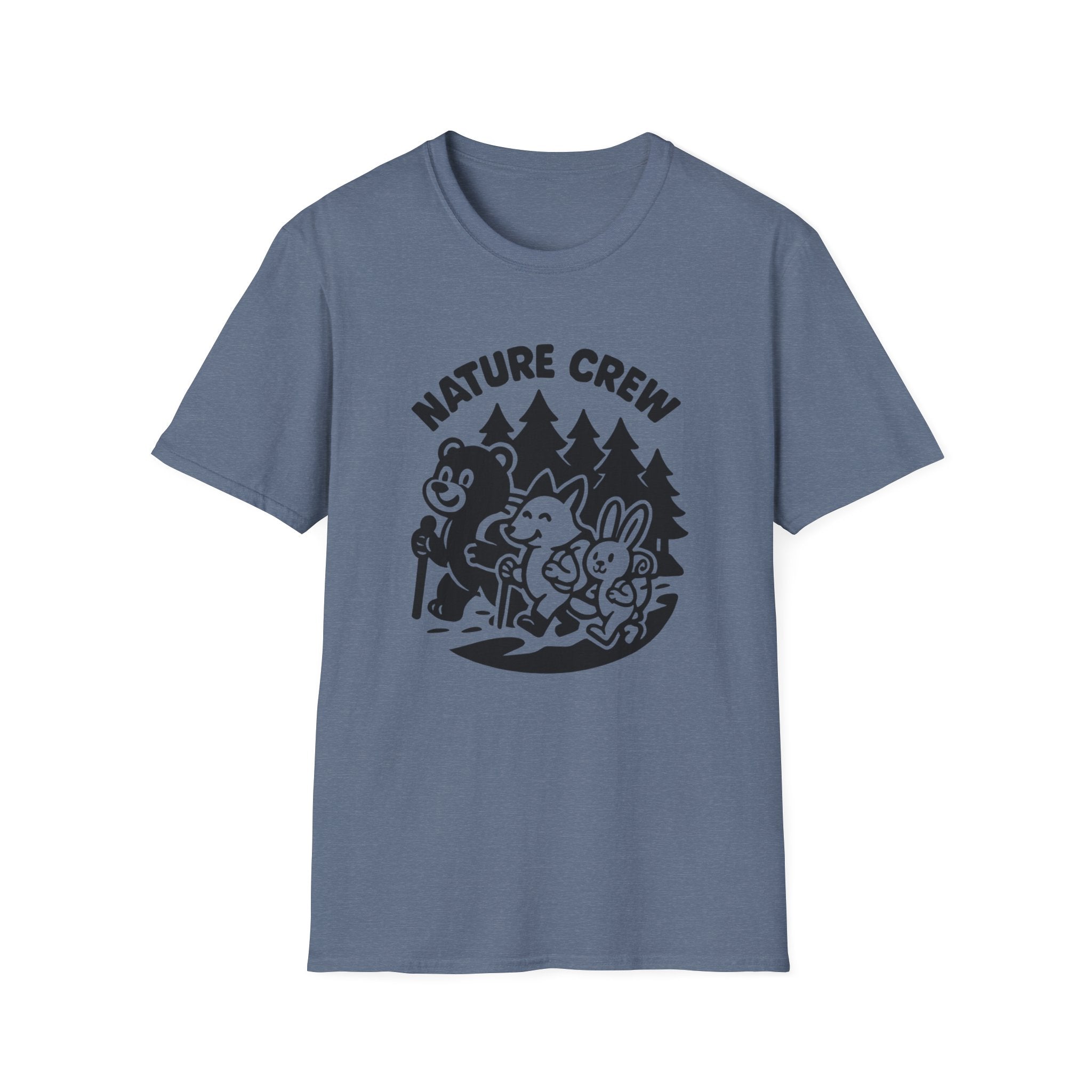 Nature Crew T‑Shirt — Cute Forest Animals Camping Tee