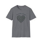 Nature Lover T-Shirt — Botanical Heart Graphic Tee