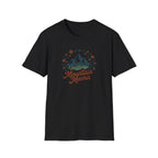 Mountain Mama T-Shirt — Floral Mountain Graphic Tee for Outdoor Moms