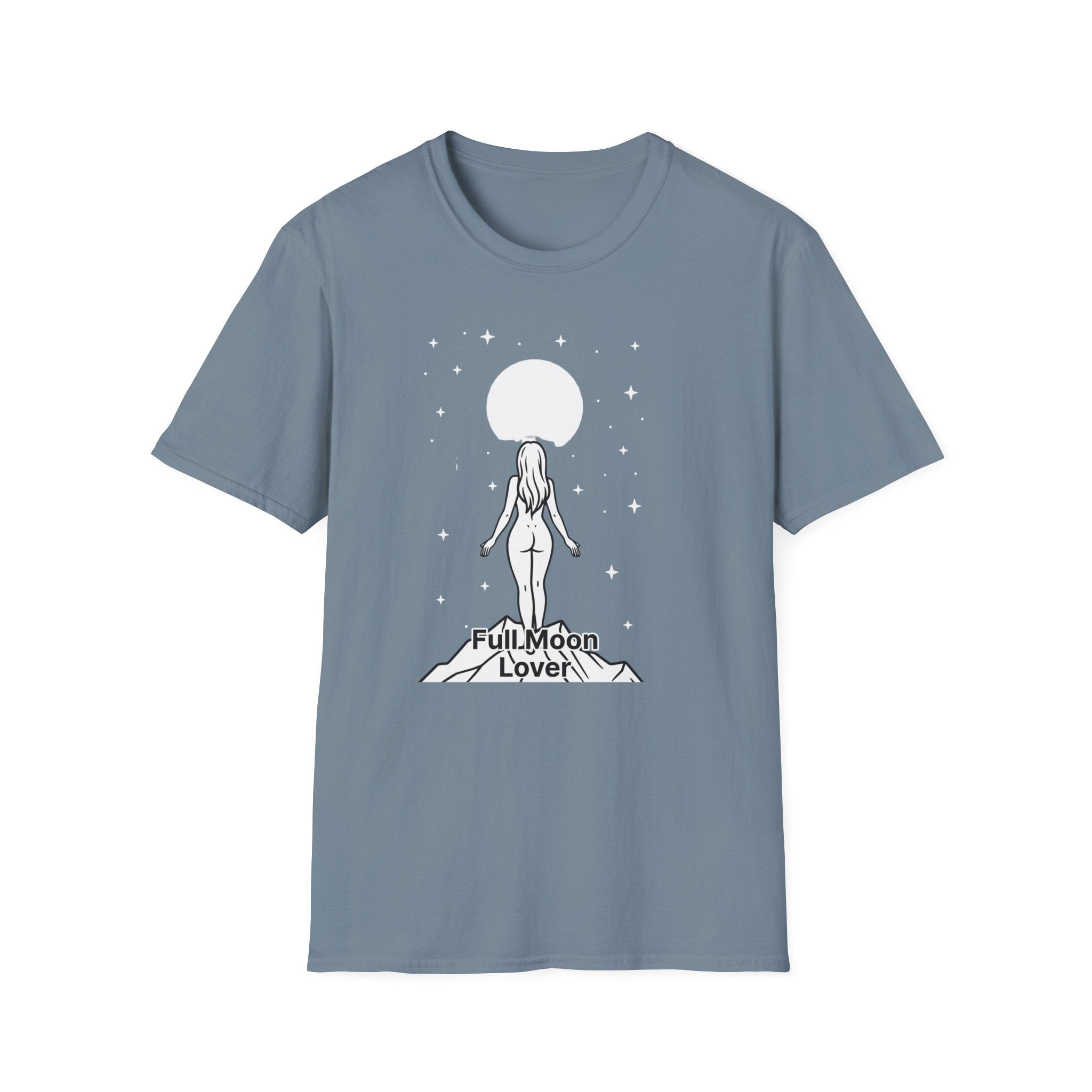 Moon Goddess T-Shirt — Celestial 'Moon Lover' Graphic Tee