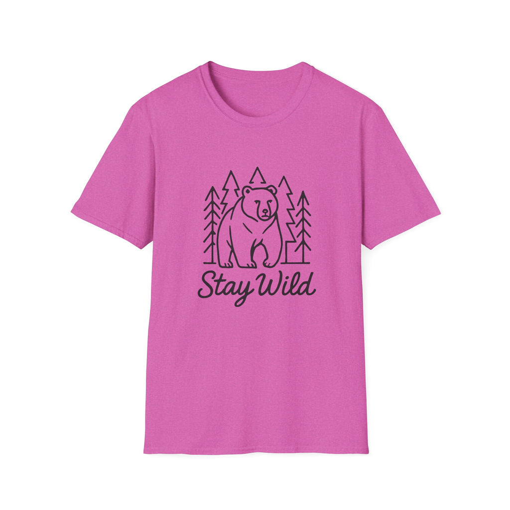 Bear Forest 'Stay Wild' T-Shirt — Adventure Outdoor Nature Tee