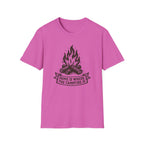 Campfire Graphic T-Shirt — "Home Is Where the Campfire Is" Outdoor Tee