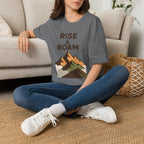 Rise & Roam Mountain T-Shirt — Adventure Graphic Tee for Hikers & Travelers