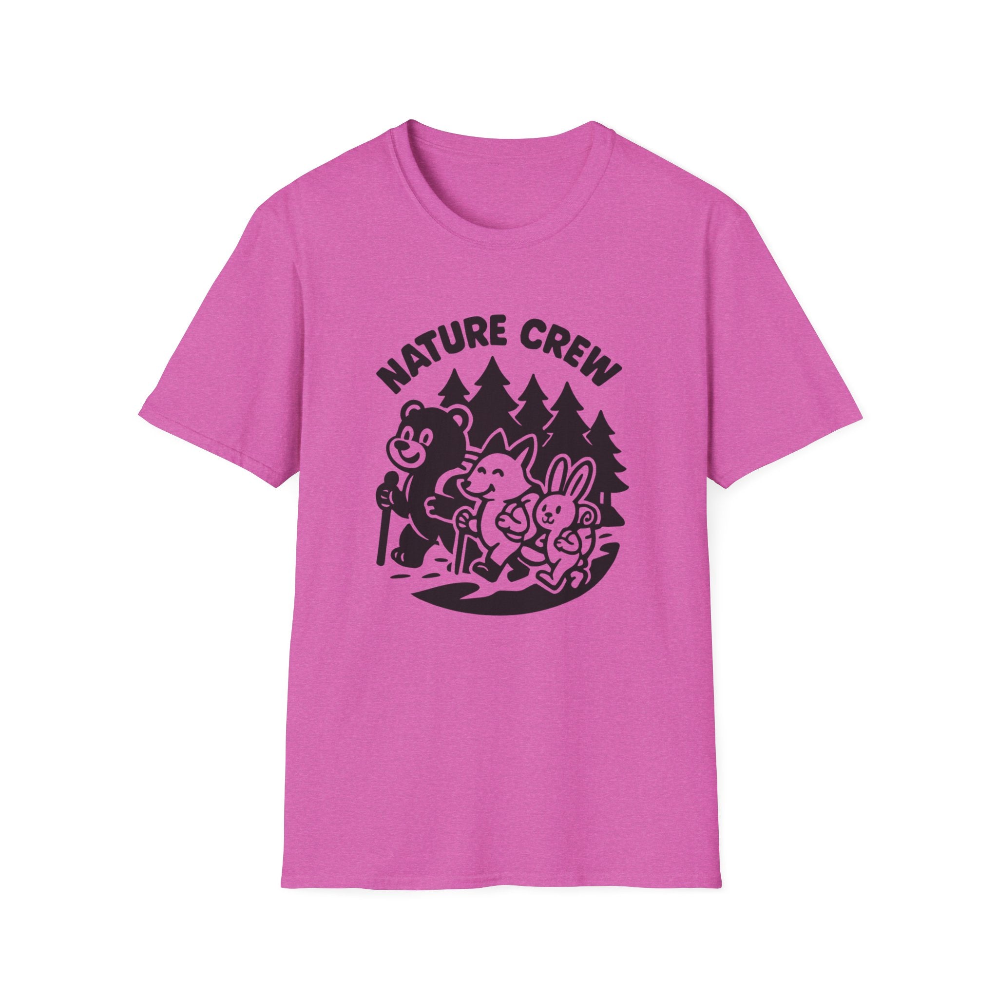 Nature Crew T‑Shirt — Cute Forest Animals Camping Tee