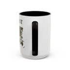Wanderlust Floral Travel Mug — 11oz/15oz Ceramic Coffee Cup
