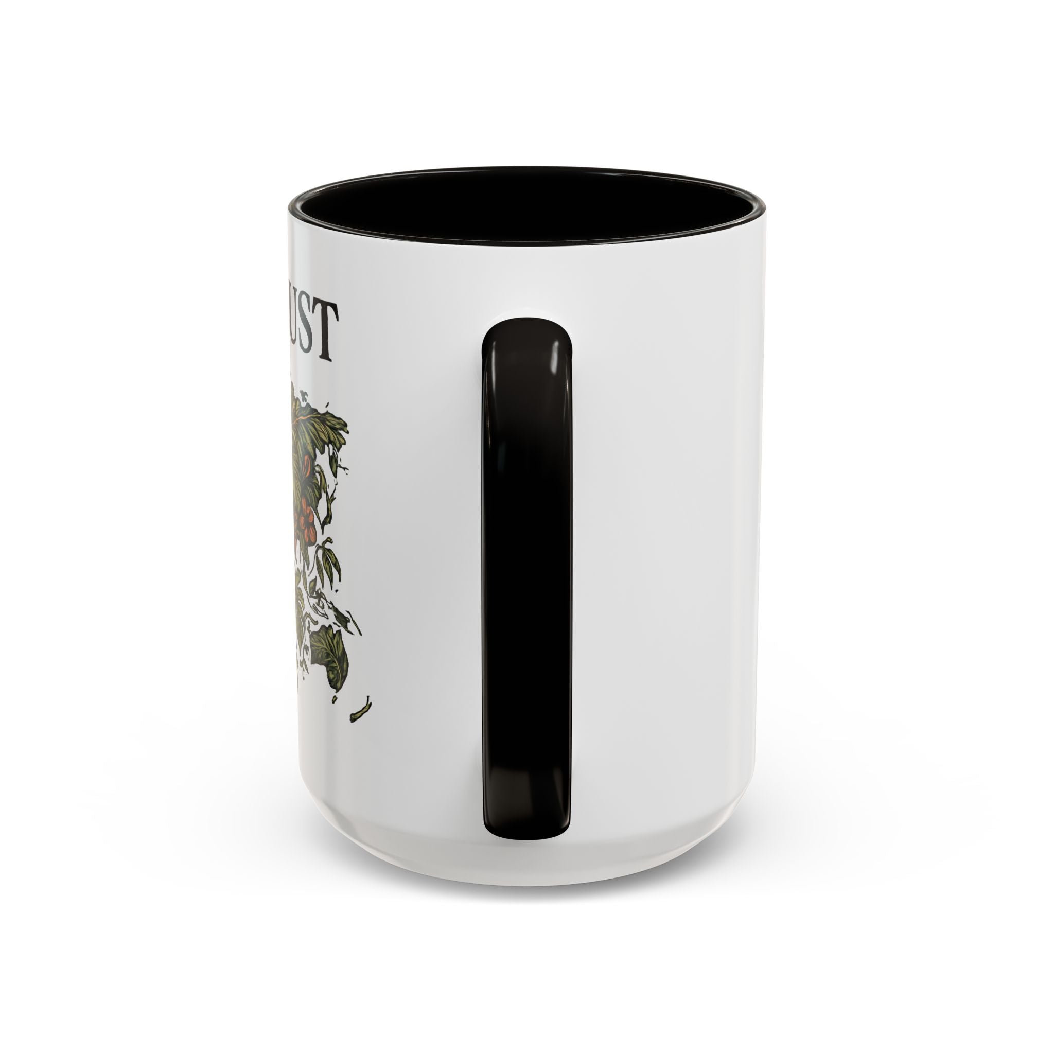Wanderlust Floral Travel Mug — 11oz/15oz Ceramic Coffee Cup