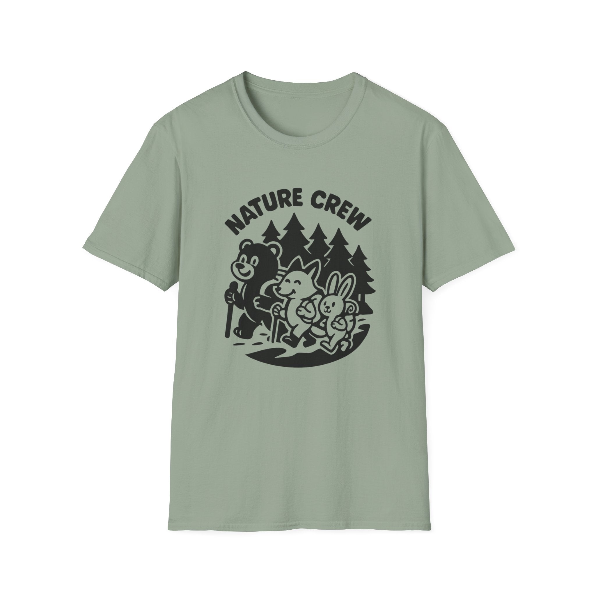 Nature Crew T‑Shirt — Cute Forest Animals Camping Tee