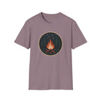 Campfire Night T-Shirt — Cozy Wilderness Bonfire Graphic Tee