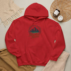Mountain Mama Hoodie — Floral Mountain Graphic Pullover for Outdoor Moms