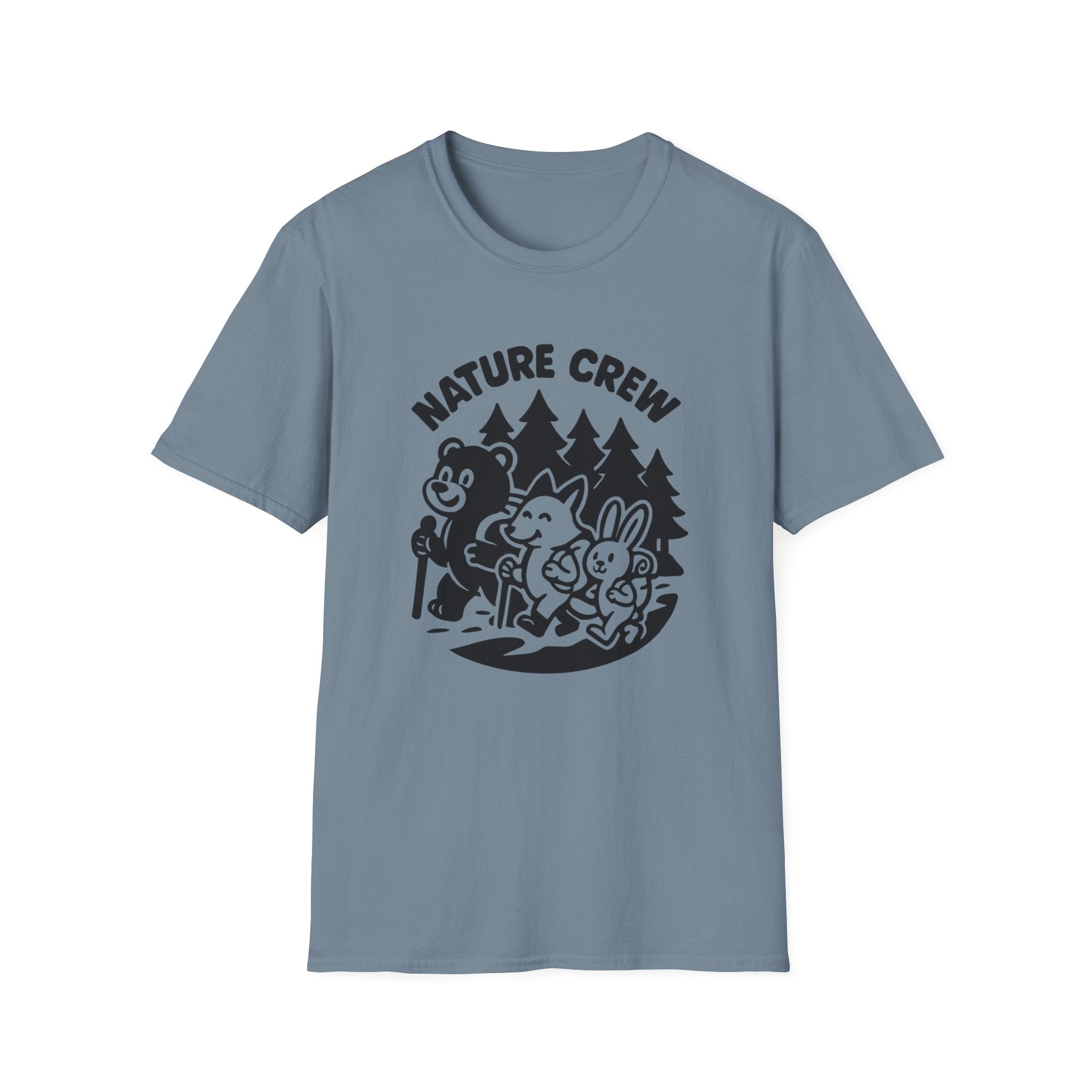 Nature Crew T‑Shirt — Cute Forest Animals Camping Tee