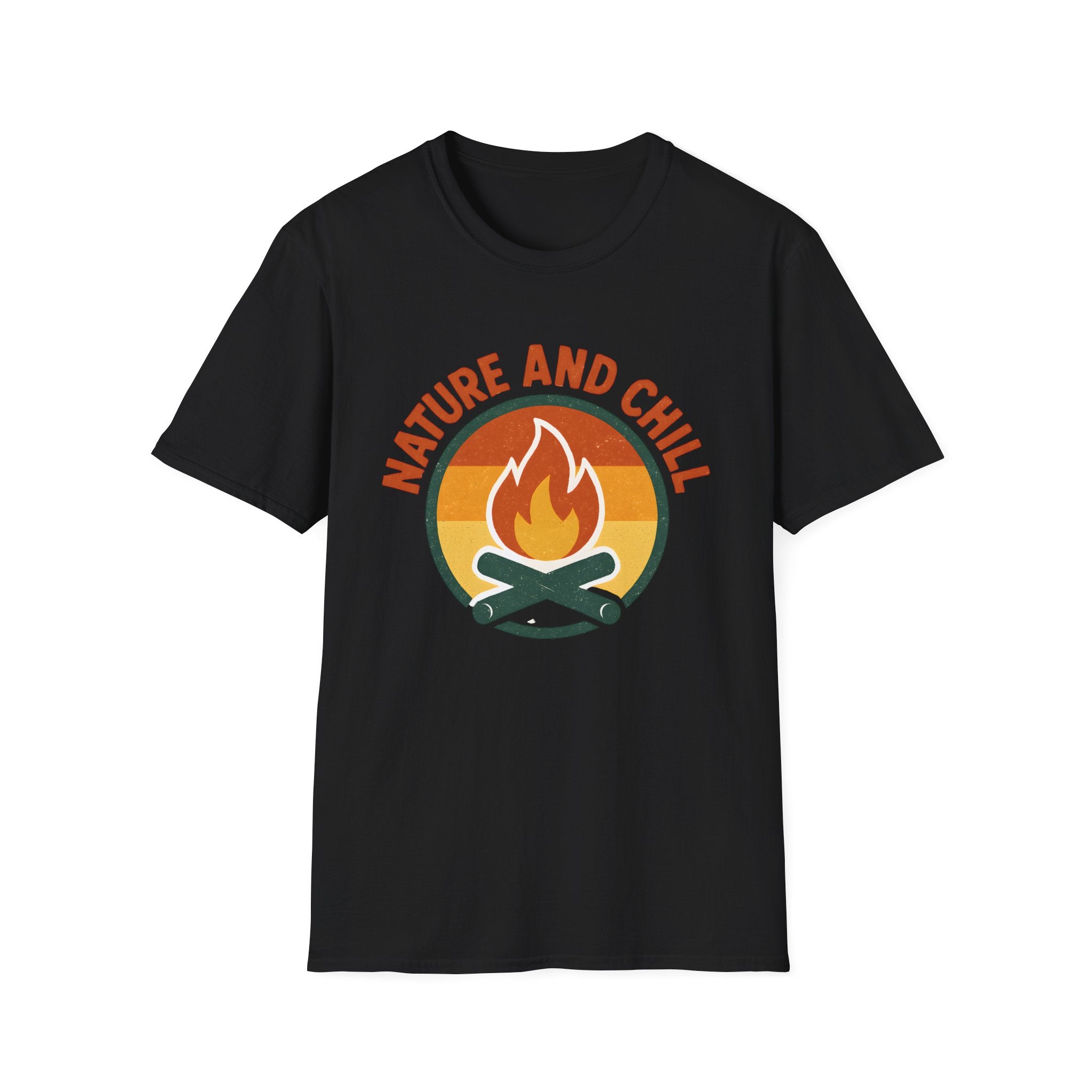 Nature and Chill Campfire T-Shirt