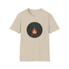 Campfire Night T-Shirt — Cozy Wilderness Bonfire Graphic Tee