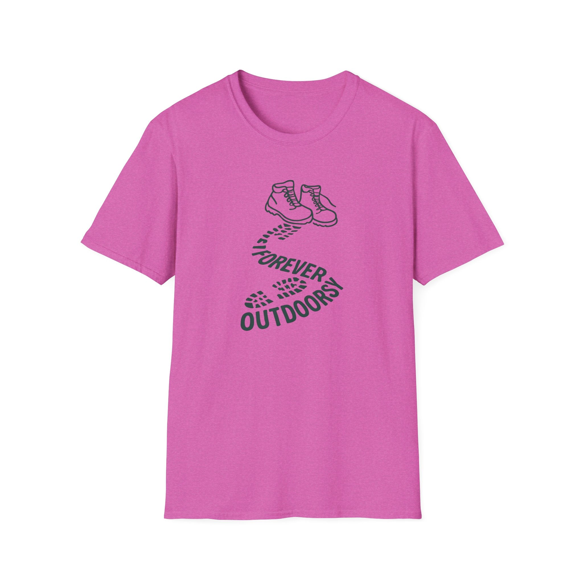 Forever Outdoors T-Shirt — Hiking Boots Graphic Tee