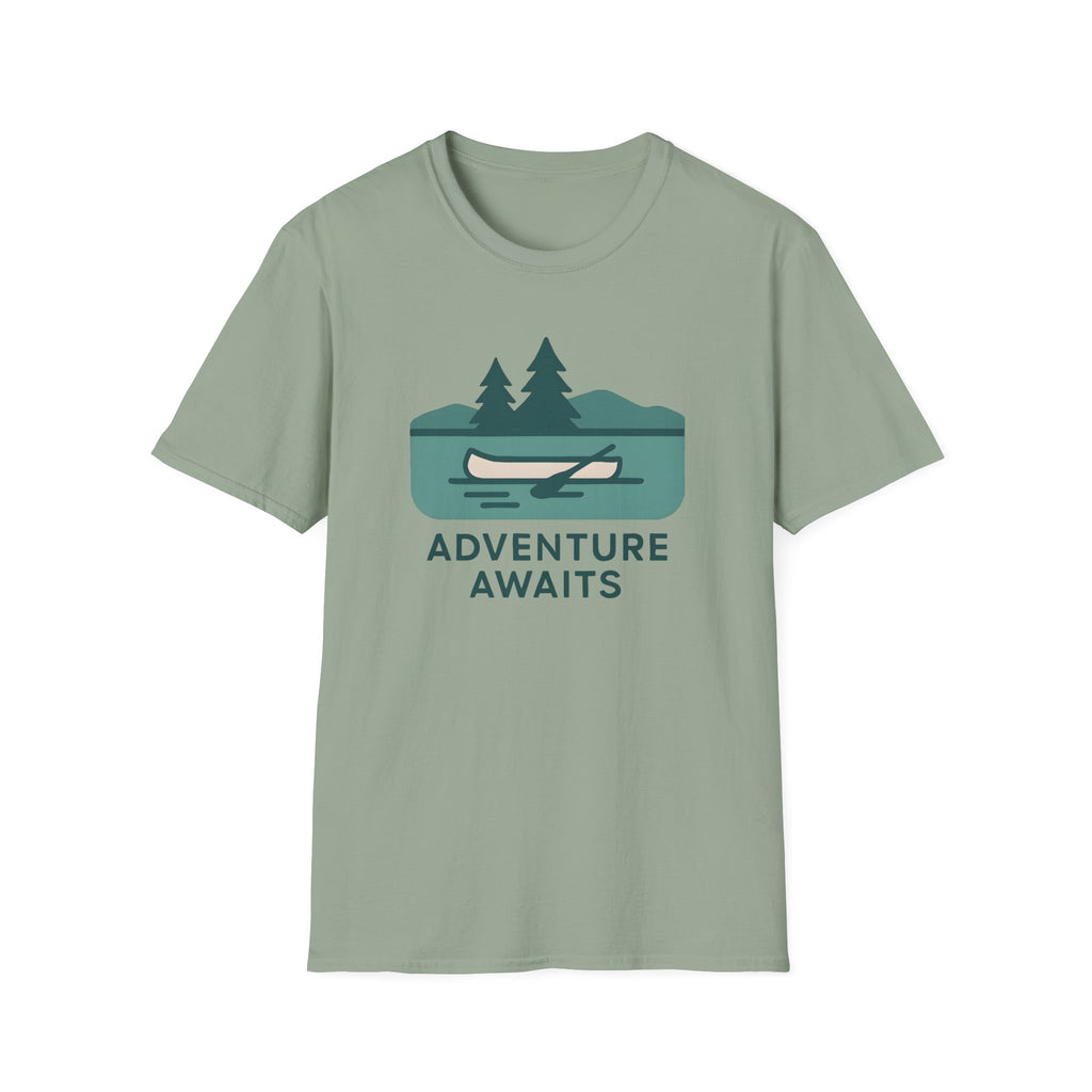 Adventure Awaits Canoe T-Shirt