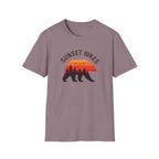 Sunset Hikes T-Shirt — Bear Silhouette Mountain Sunset Tee