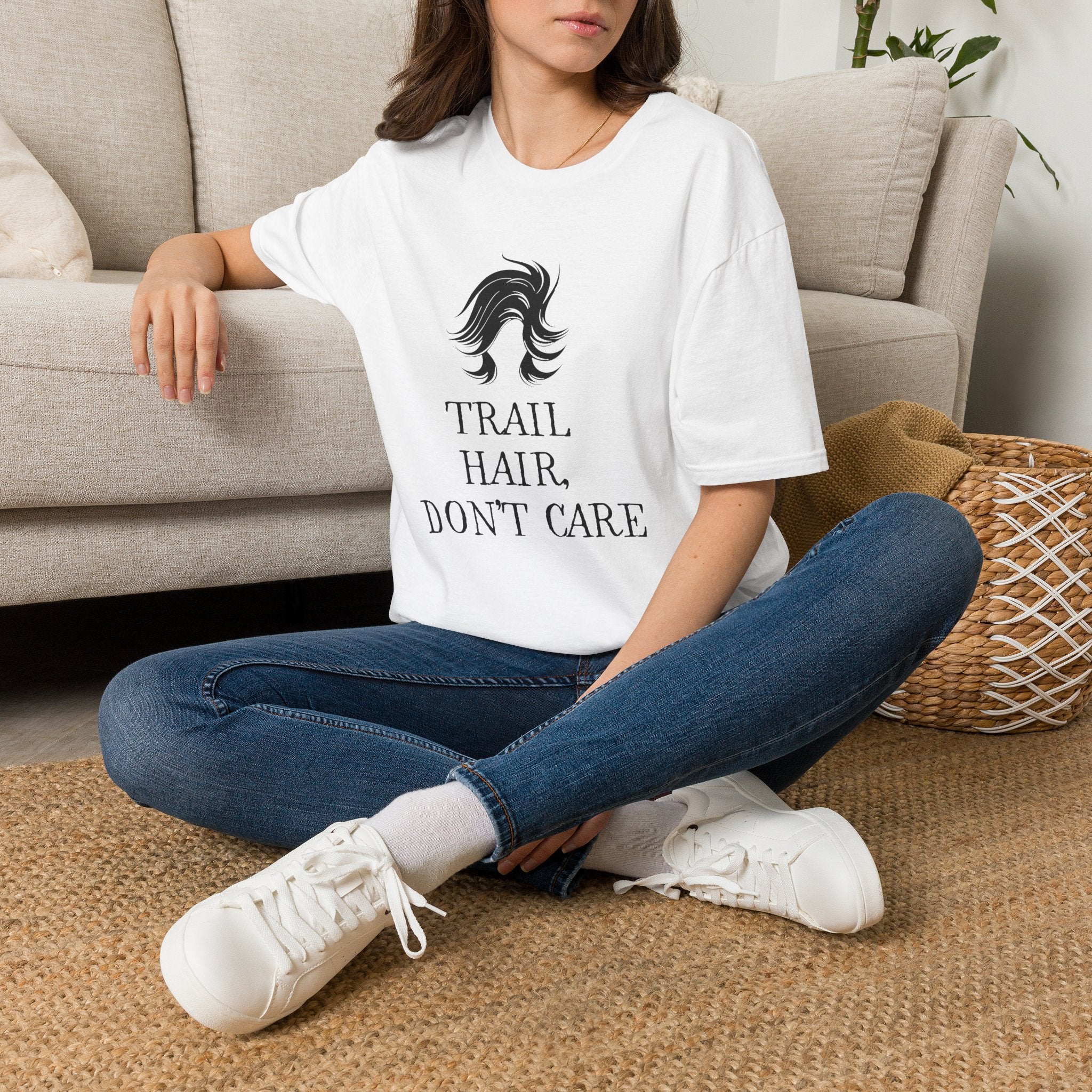Trail Hair Don't Care T-Shirt — Casual Outdoor Hiking Tee