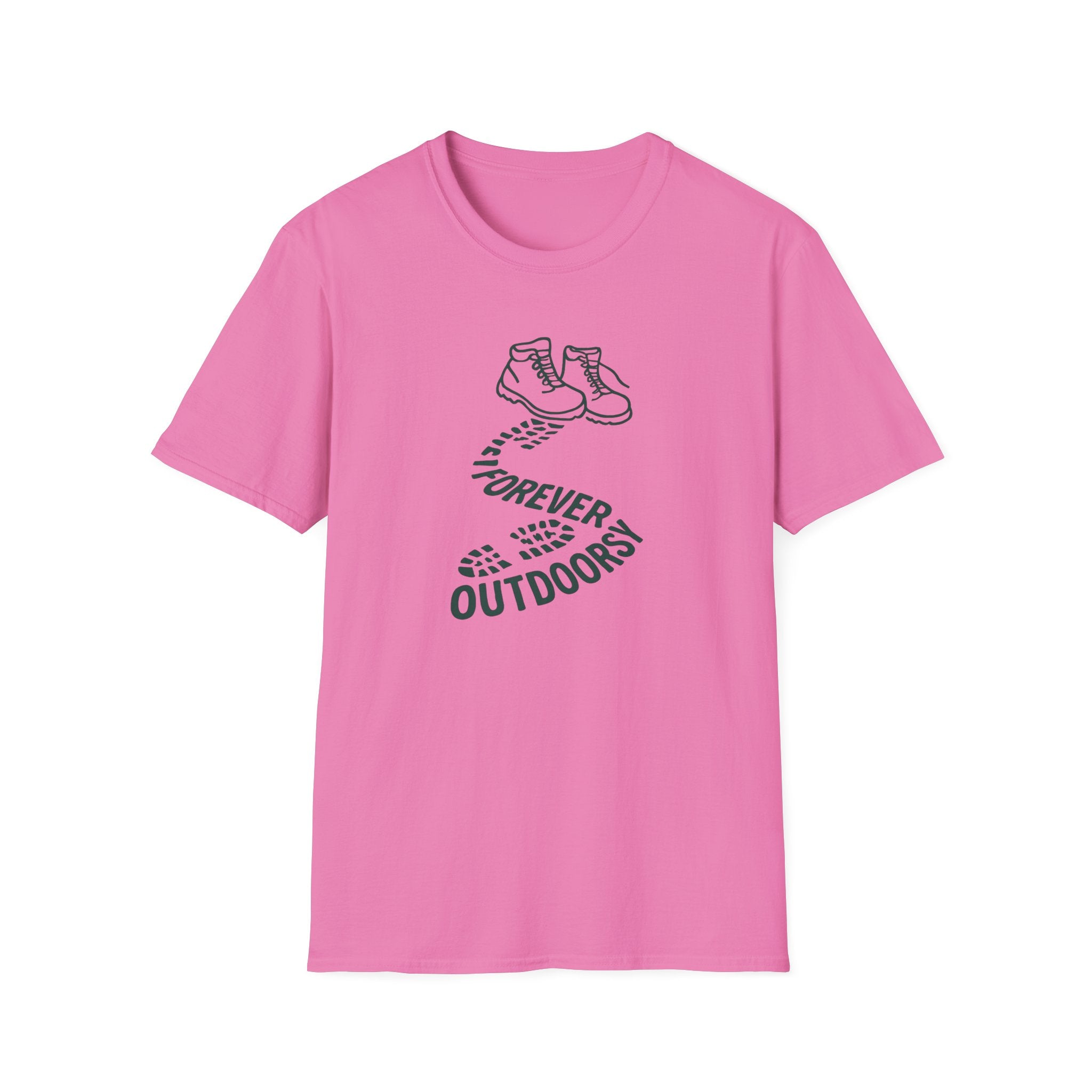 Forever Outdoors T-Shirt — Hiking Boots Graphic Tee