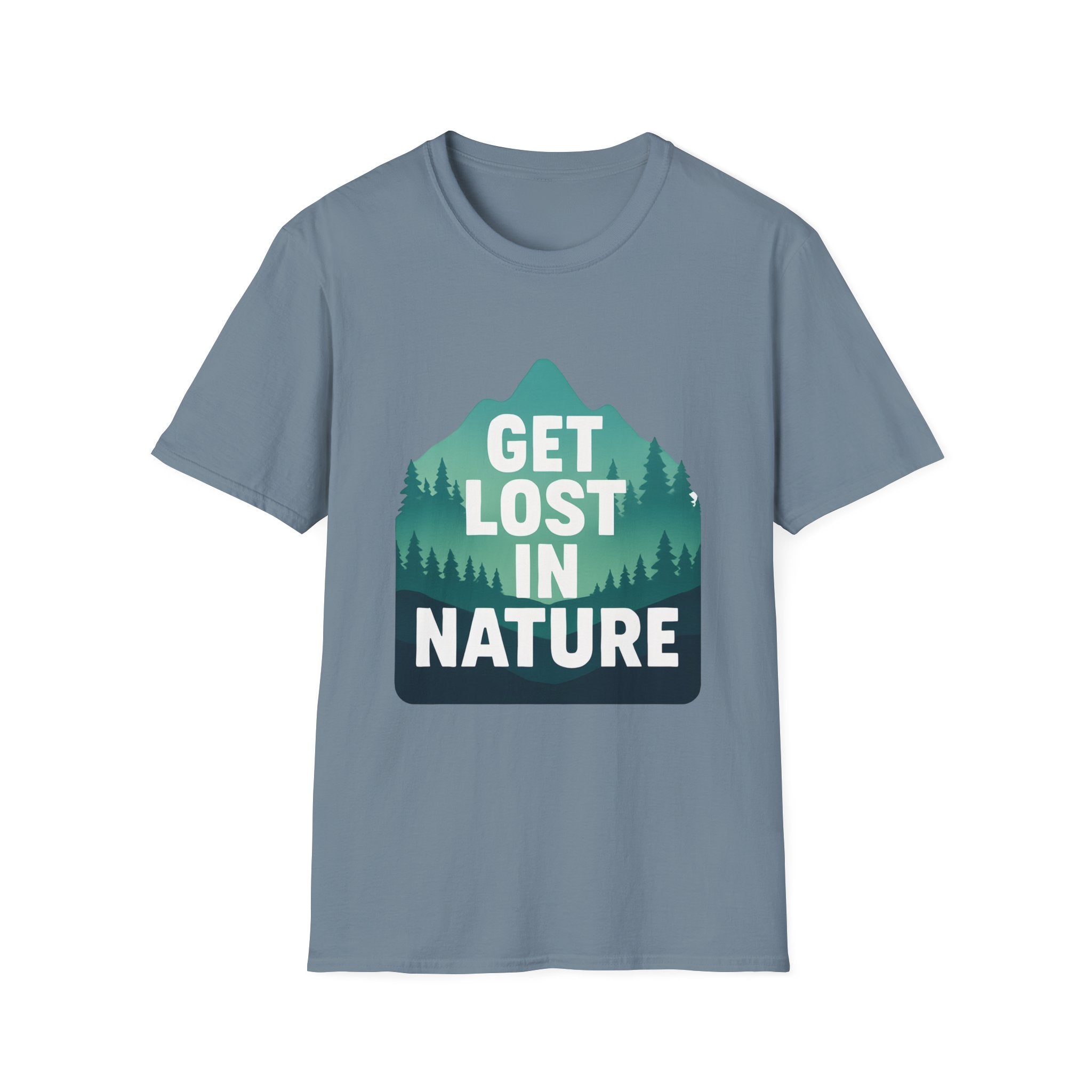 Get Lost in Nature T-Shirt — Outdoor Adventure Graphic Tee