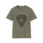 Hiking Life Graphic T-Shirt — Sunday Adventure Mountain Badge Tee