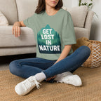 Get Lost in Nature T-Shirt — Outdoor Adventure Graphic Tee