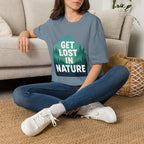 Get Lost in Nature T-Shirt — Outdoor Adventure Graphic Tee