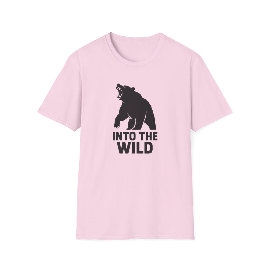 Into The Wild Bear T-Shirt — Outdoor Adventure Graphic Tee