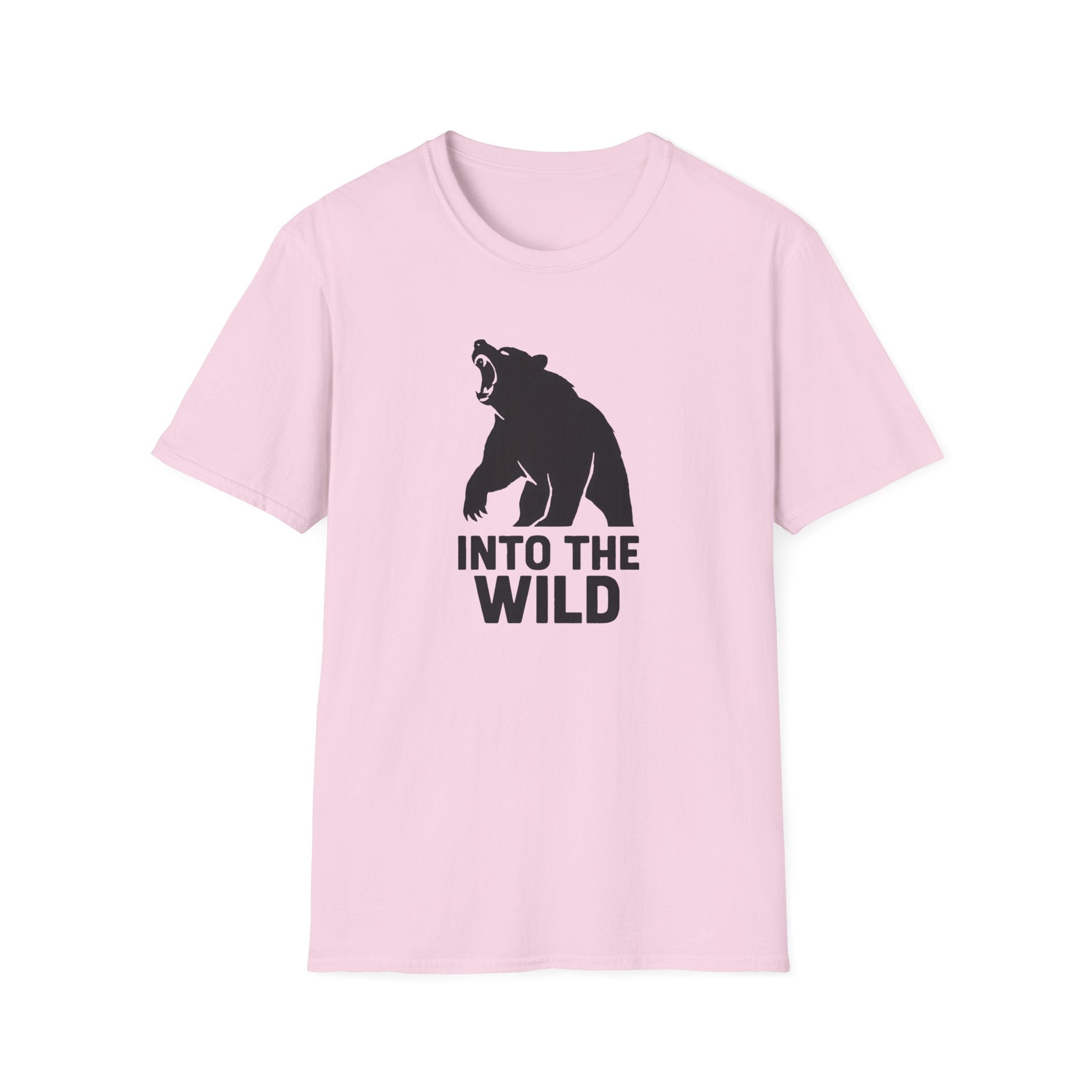 Into The Wild Bear T-Shirt — Outdoor Adventure Graphic Tee