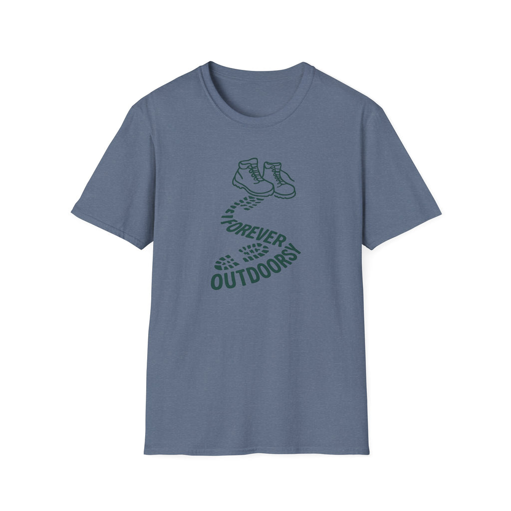 Forever Outdoors T-Shirt — Hiking Boots Graphic Tee