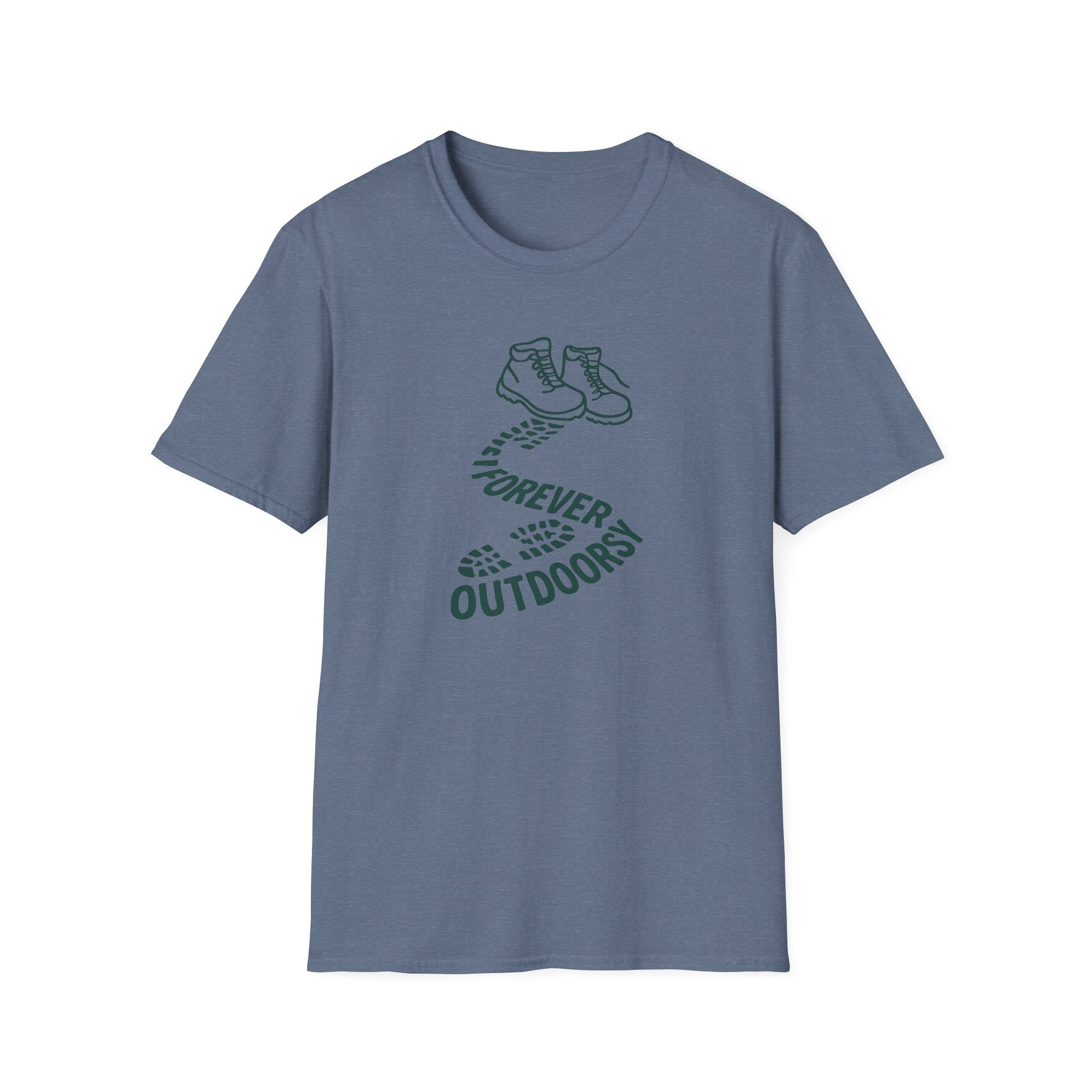 Forever Outdoors T-Shirt — Hiking Boots Graphic Tee