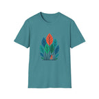 T-Shirt — Minimalist Colorful Leaf Forest Graphic