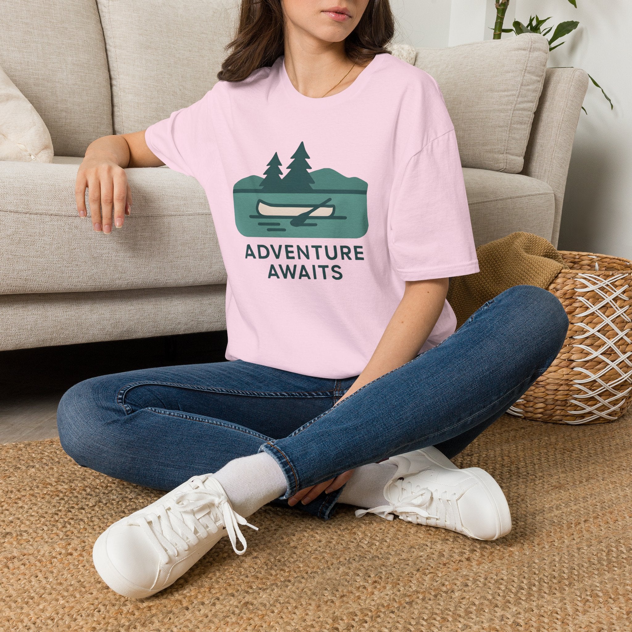 Adventure Awaits Canoe T-Shirt