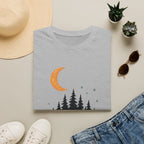 T-Shirt: Retro Camper Night Moon Tee — Forest Van Camping Graphic