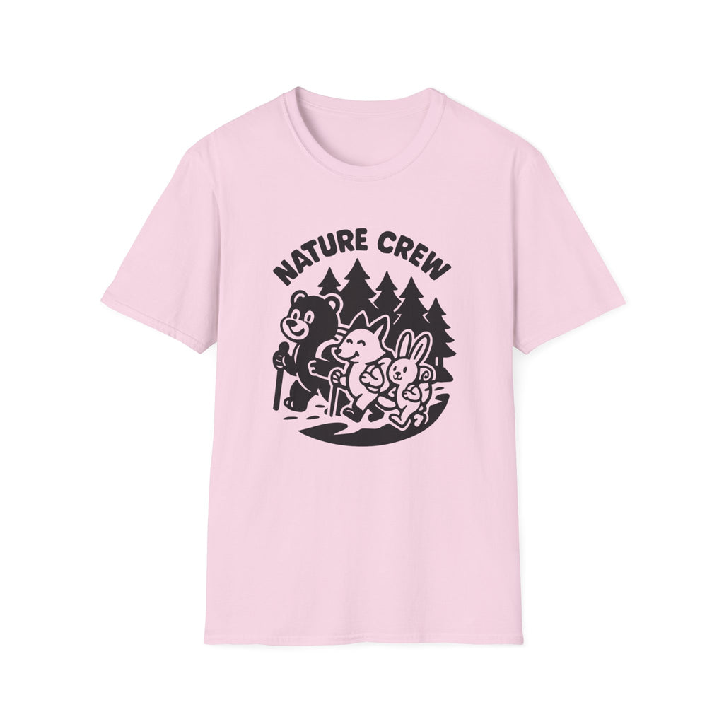 Nature Crew T‑Shirt — Cute Forest Animals Camping Tee