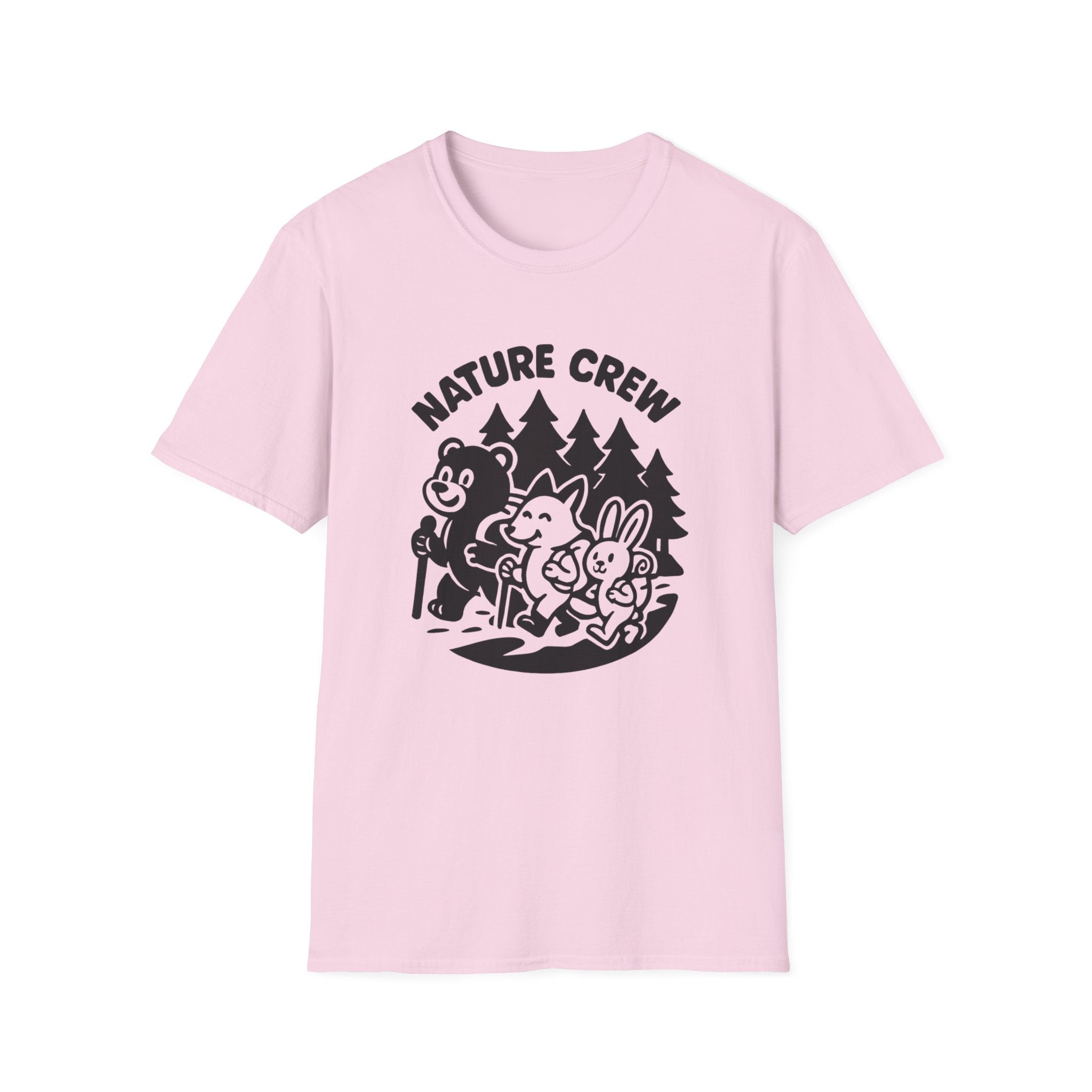 Nature Crew T‑Shirt — Cute Forest Animals Camping Tee