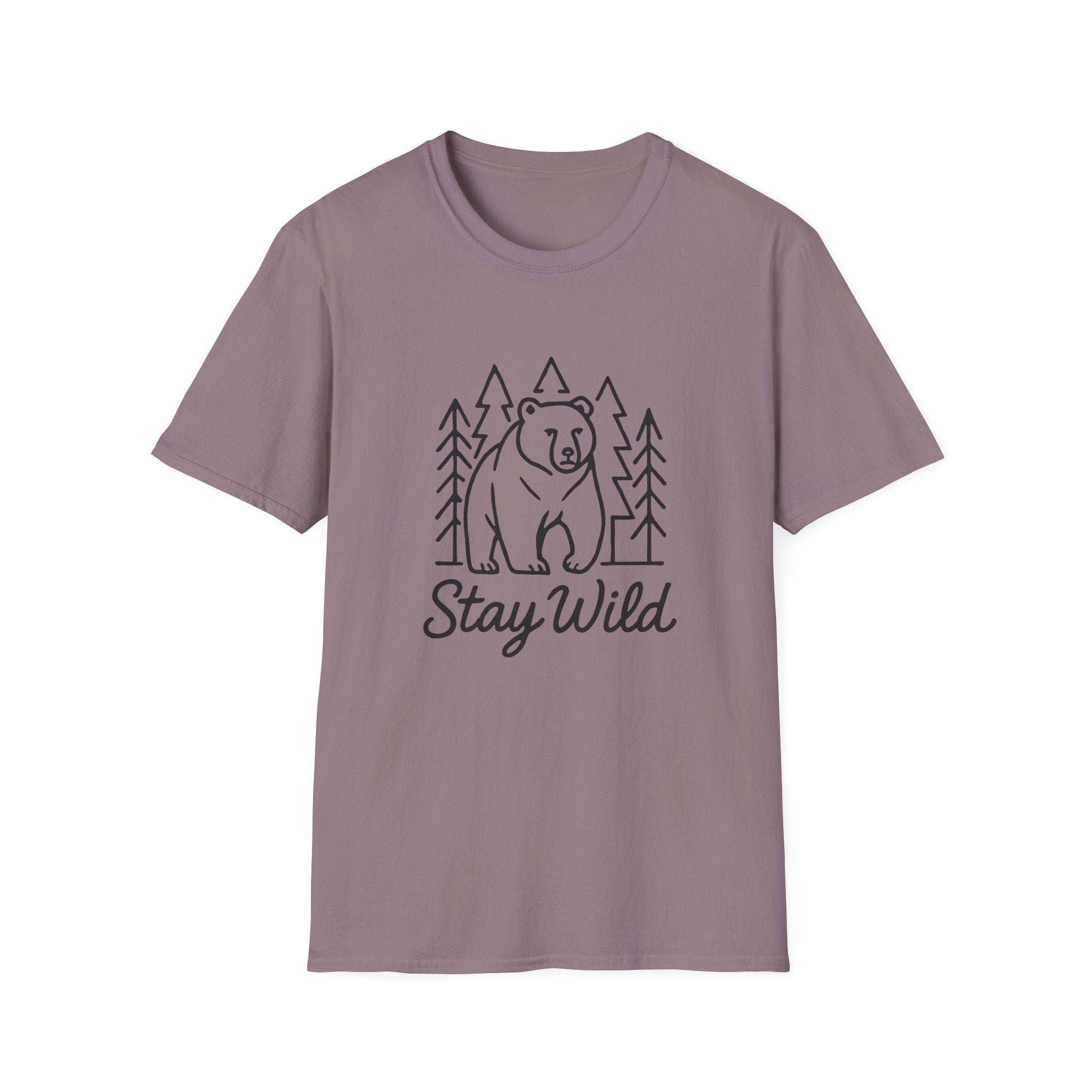 Bear Forest 'Stay Wild' T-Shirt — Adventure Outdoor Nature Tee