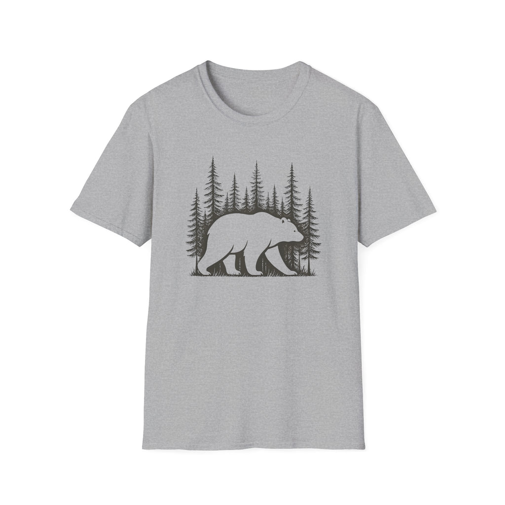 Bear Forest T-Shirt — Woodland Bear Graphic Tee