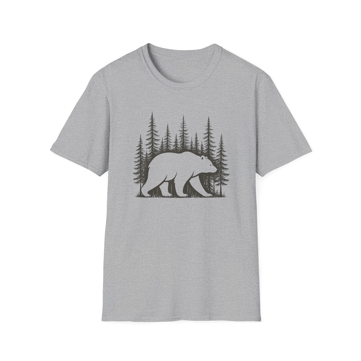 Bear Forest T-Shirt — Woodland Bear Graphic Tee