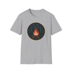 Campfire Night T-Shirt — Cozy Wilderness Bonfire Graphic Tee