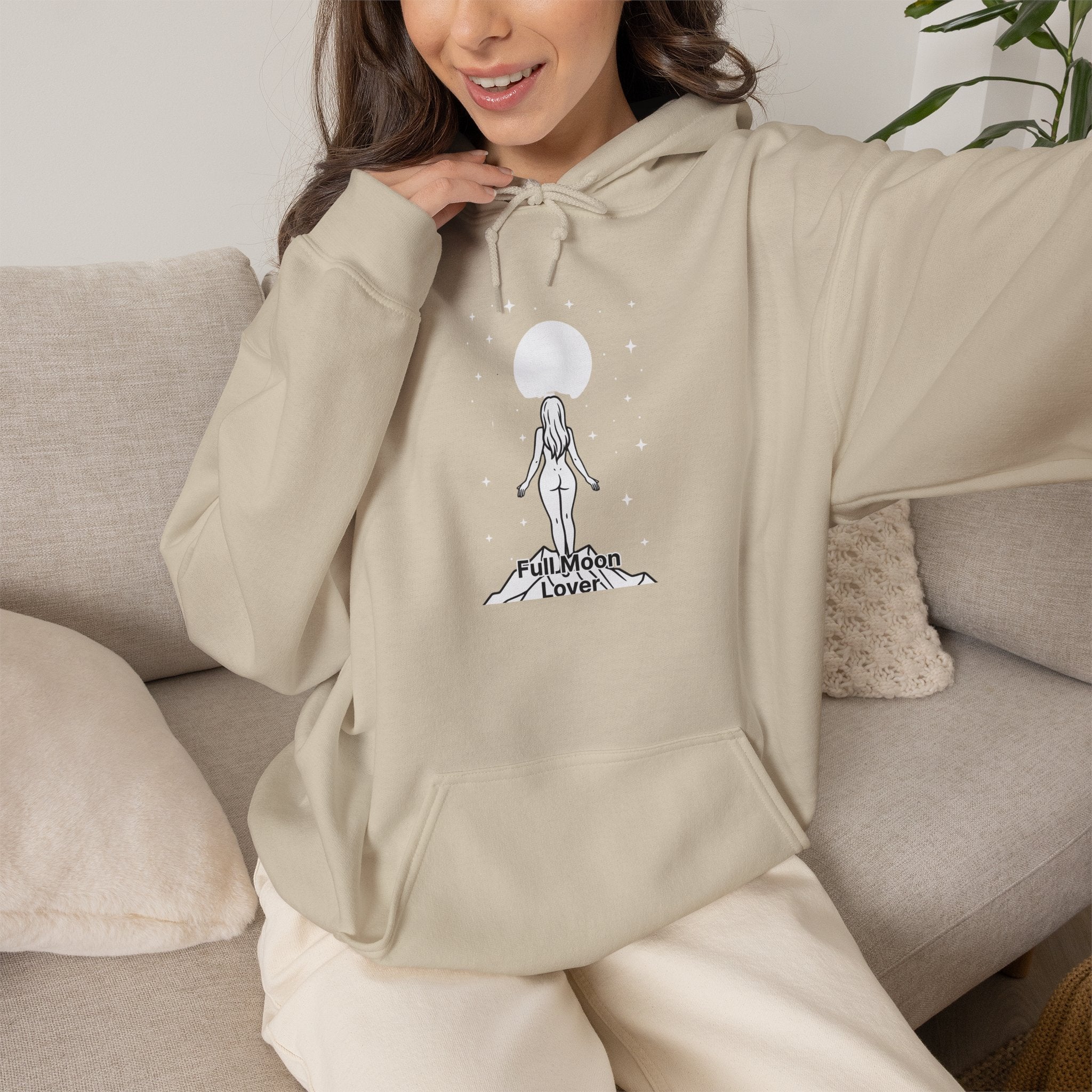 Moon Goddess T-Shirt — Celestial 'Moon Lover' Graphic Tee