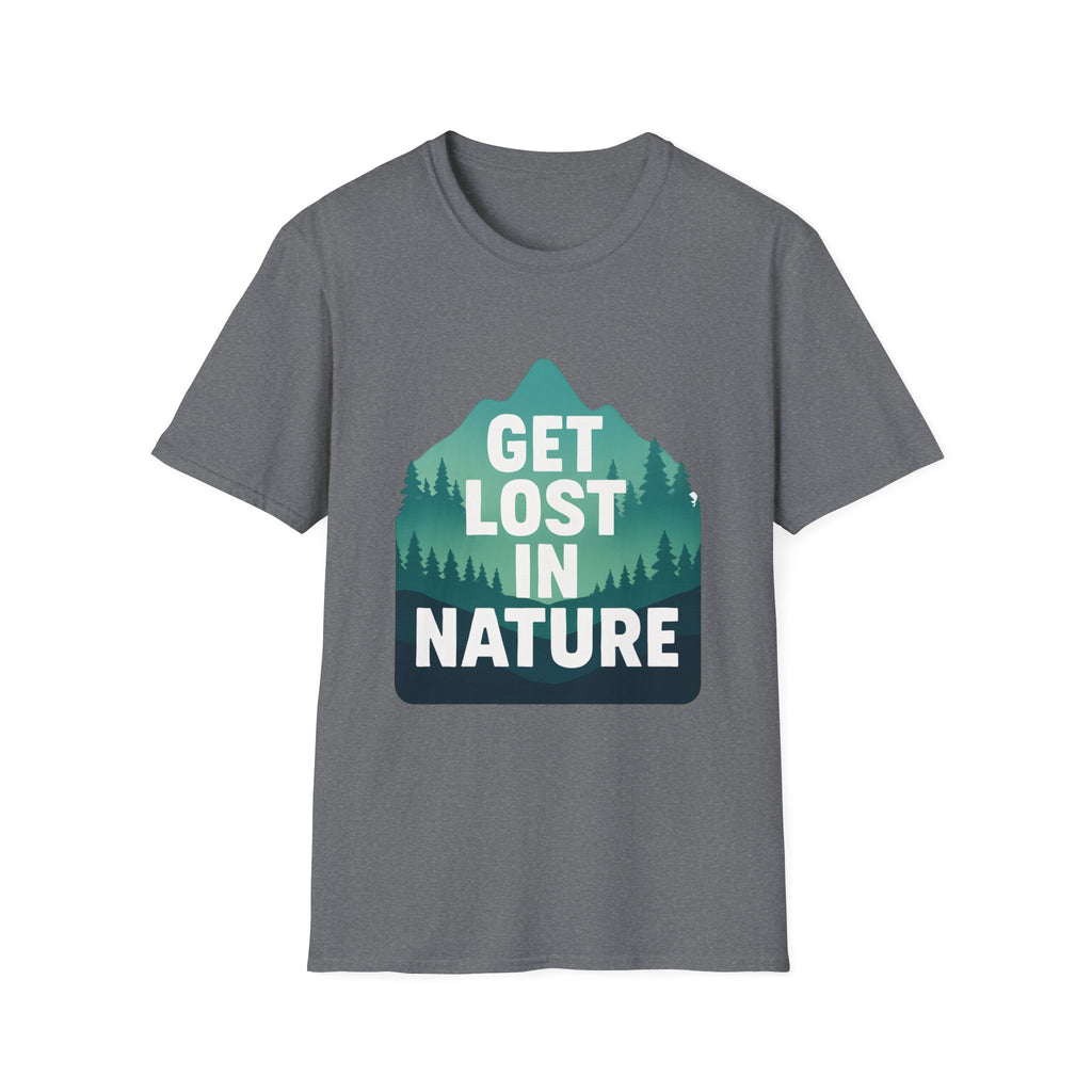 Get Lost in Nature T-Shirt — Outdoor Adventure Graphic Tee