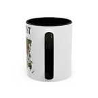 Wanderlust Floral Travel Mug — 11oz/15oz Ceramic Coffee Cup