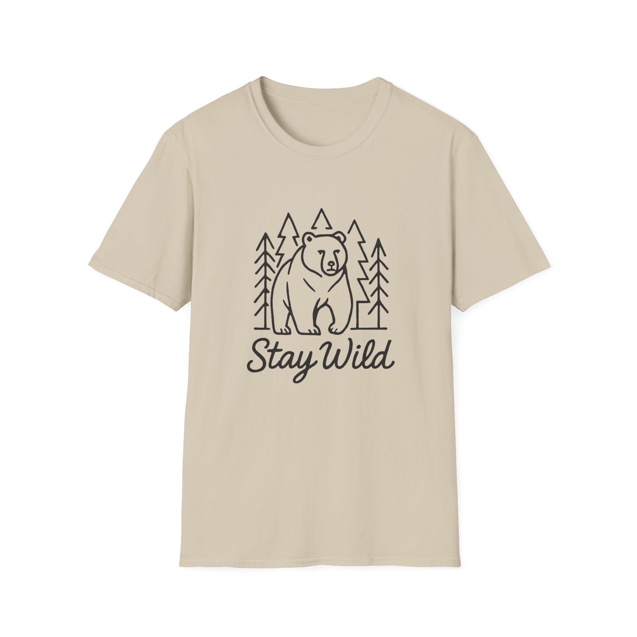 Bear Forest 'Stay Wild' T-Shirt — Adventure Outdoor Nature Tee