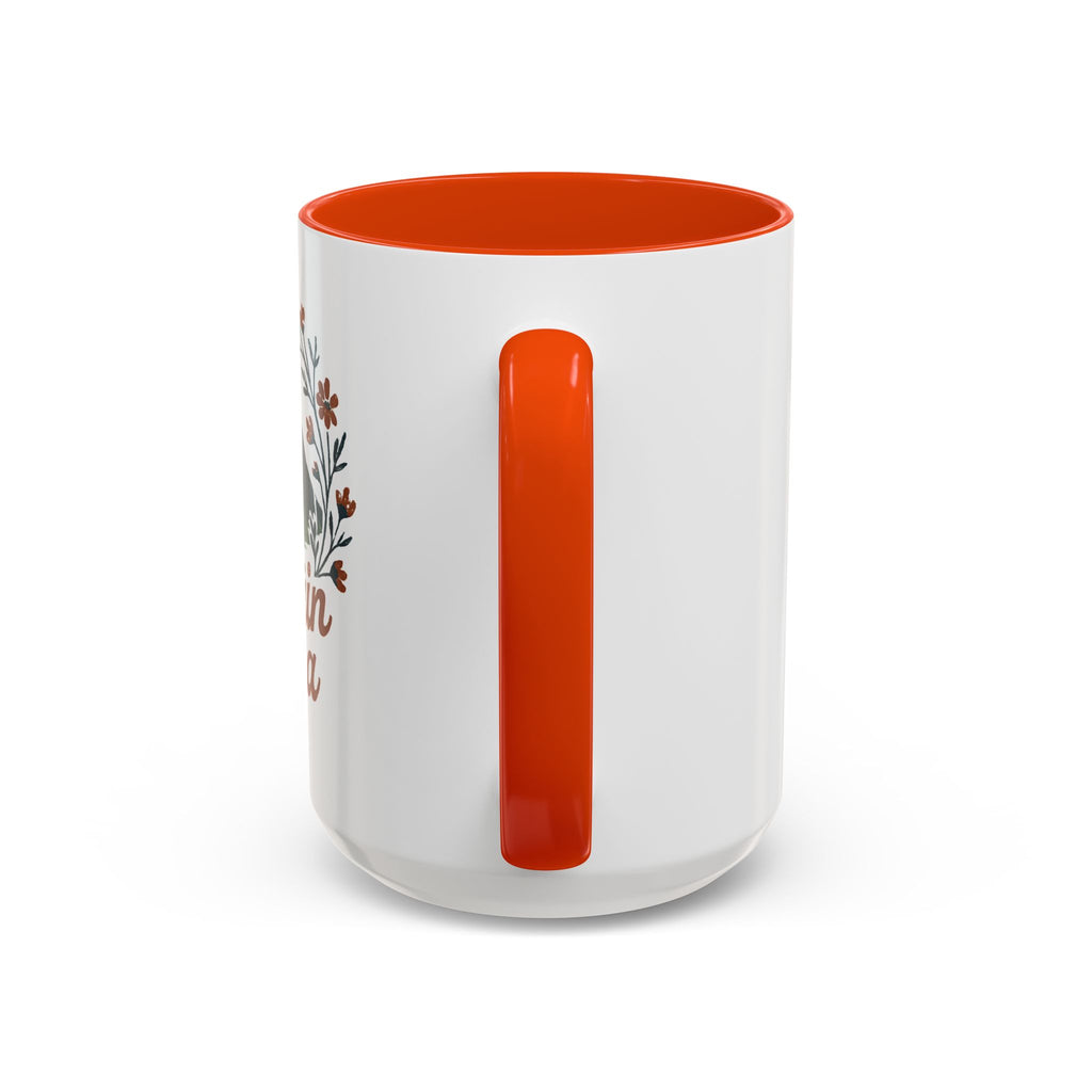 Mountain Mama Coffee Mug — 11oz & 15oz Floral Mountain Ceramic Mug